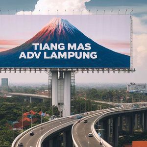 Ilustrasi Giant Billboard Tiang Mas Advertising Lampung